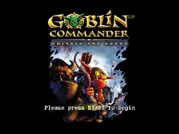 Goblin Commander Unleash The Horde (USA) screen shot title